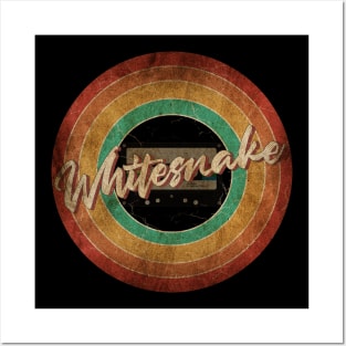 Whitesnake Vintage Circle Art Posters and Art